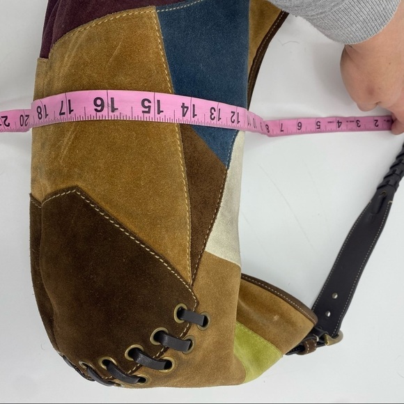 Coach 2004 suede patchwork hobo F04s-9587 - Picture 10 of 13